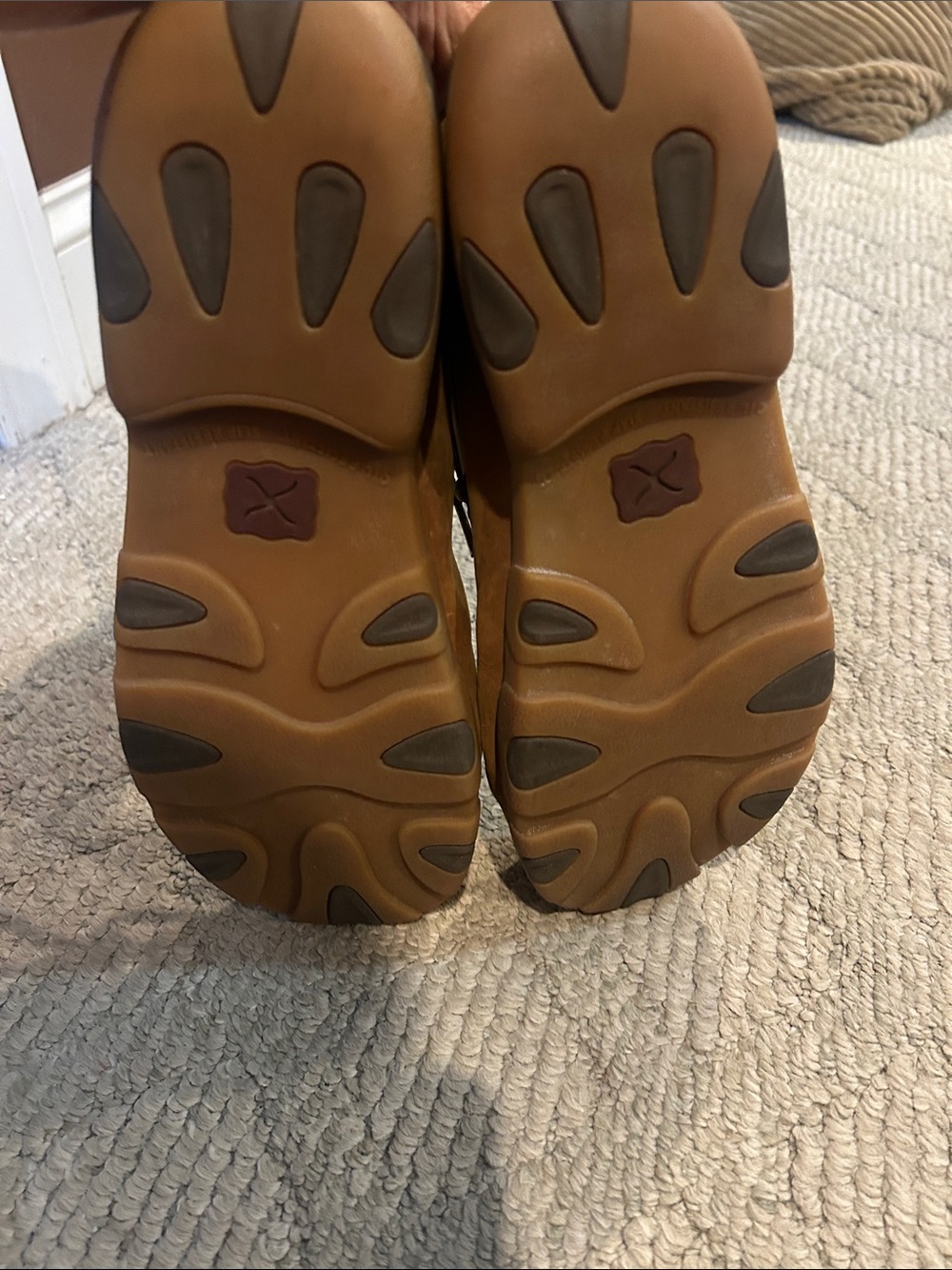 Twisted X Men's Driving Moccasin in Brown and Black - Picture 13 of 16